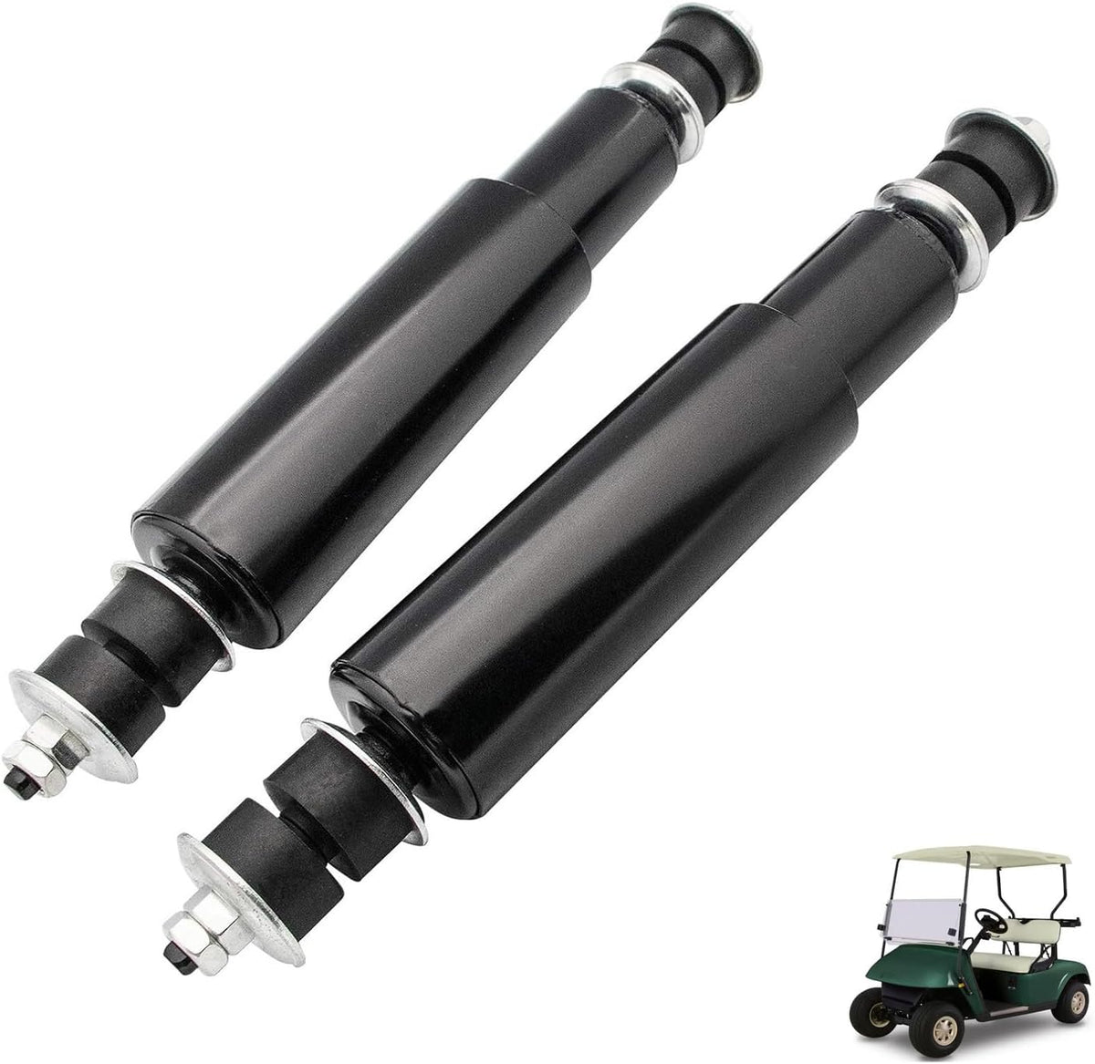 Shocks for EZGO Golf Cart Front and Rear Replacement Pair Fits EZGO Medalist, TXT, PDS, DCS 1994-2001 | Drive-up