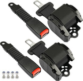 78.74 Inches Extra-Long Retractable Seat Belt Set for Golf Carts