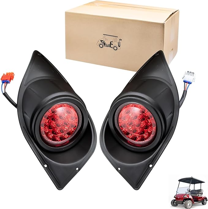 Golf Cart LED Tail Lights Complete Pair for Yamaha G29 Models | Drive-up