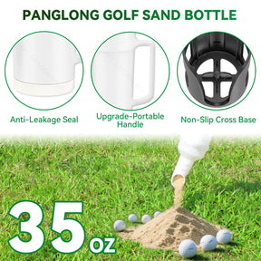 No-Drill Universal Golf Sand Bottles with Handle