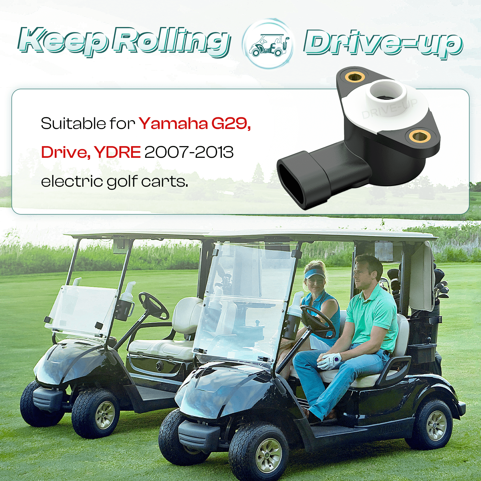 Yamaha Golf Cart Accelerator Pedal Throttle Sensor for G29 Models | Drive-up