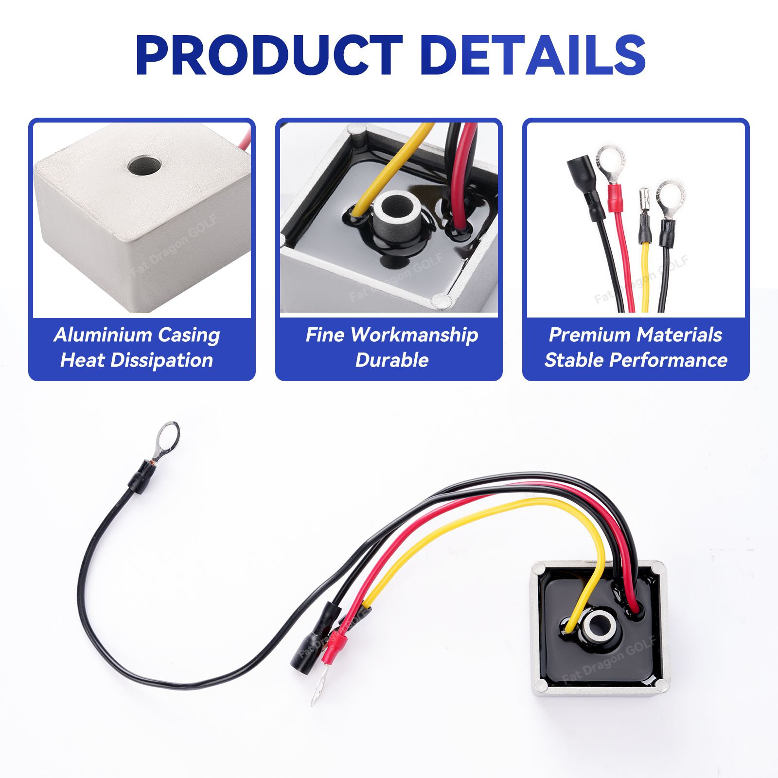 Golf Cart Voltage Regulator for Club Car DS & Carryall Gas | Drive-up
