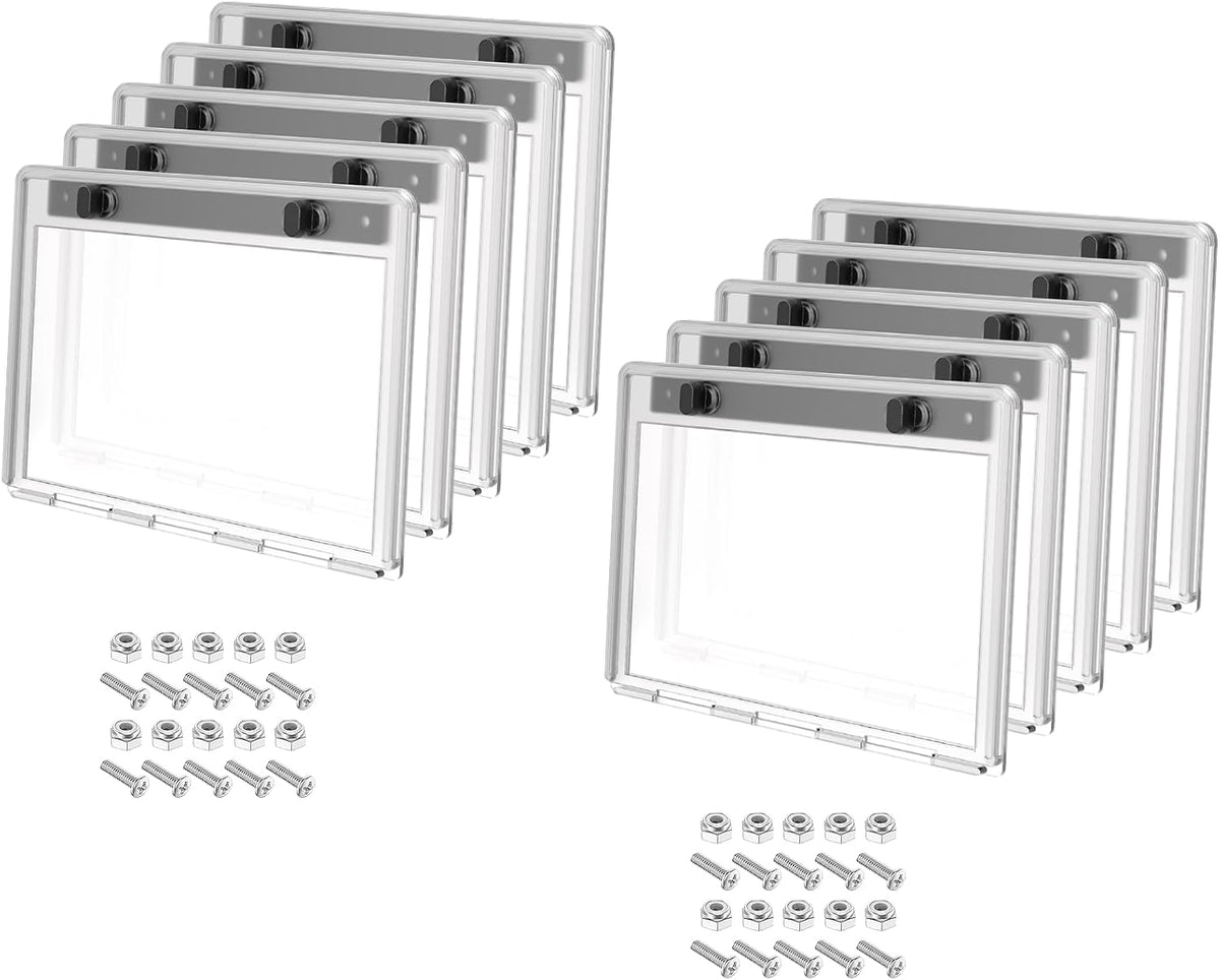 Transparent Hinged Message Holder for Club Car Golf Carts