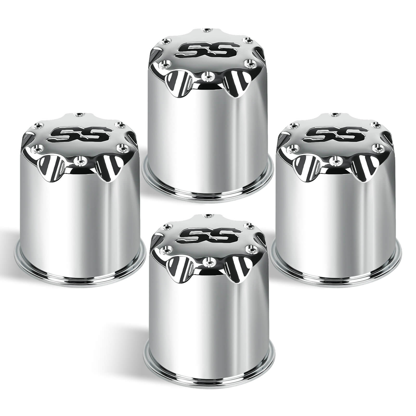 SS Golf Cart Wheel Hub Caps 2.65 inch