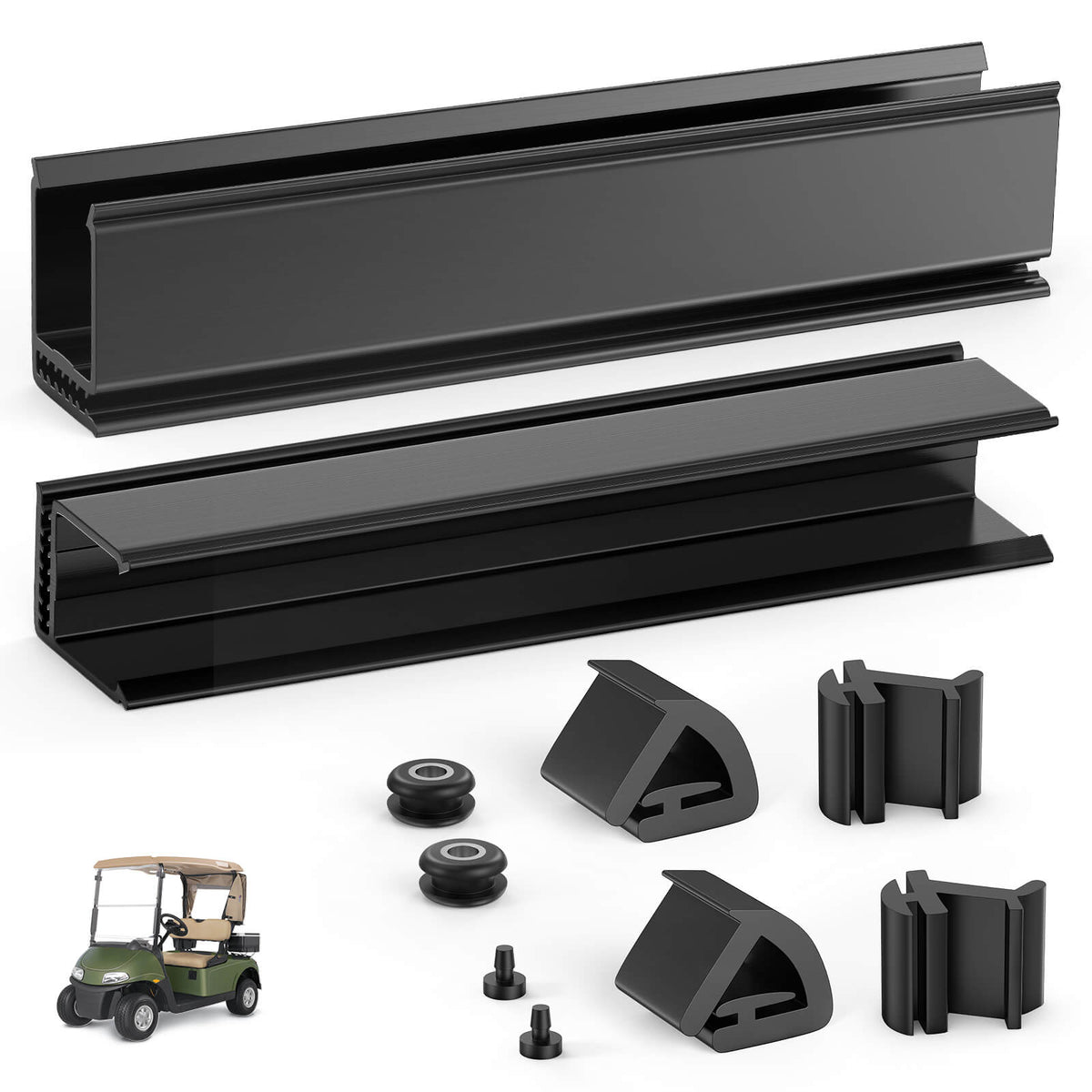 EZGO RXV Windshield Clip and Sash Kit