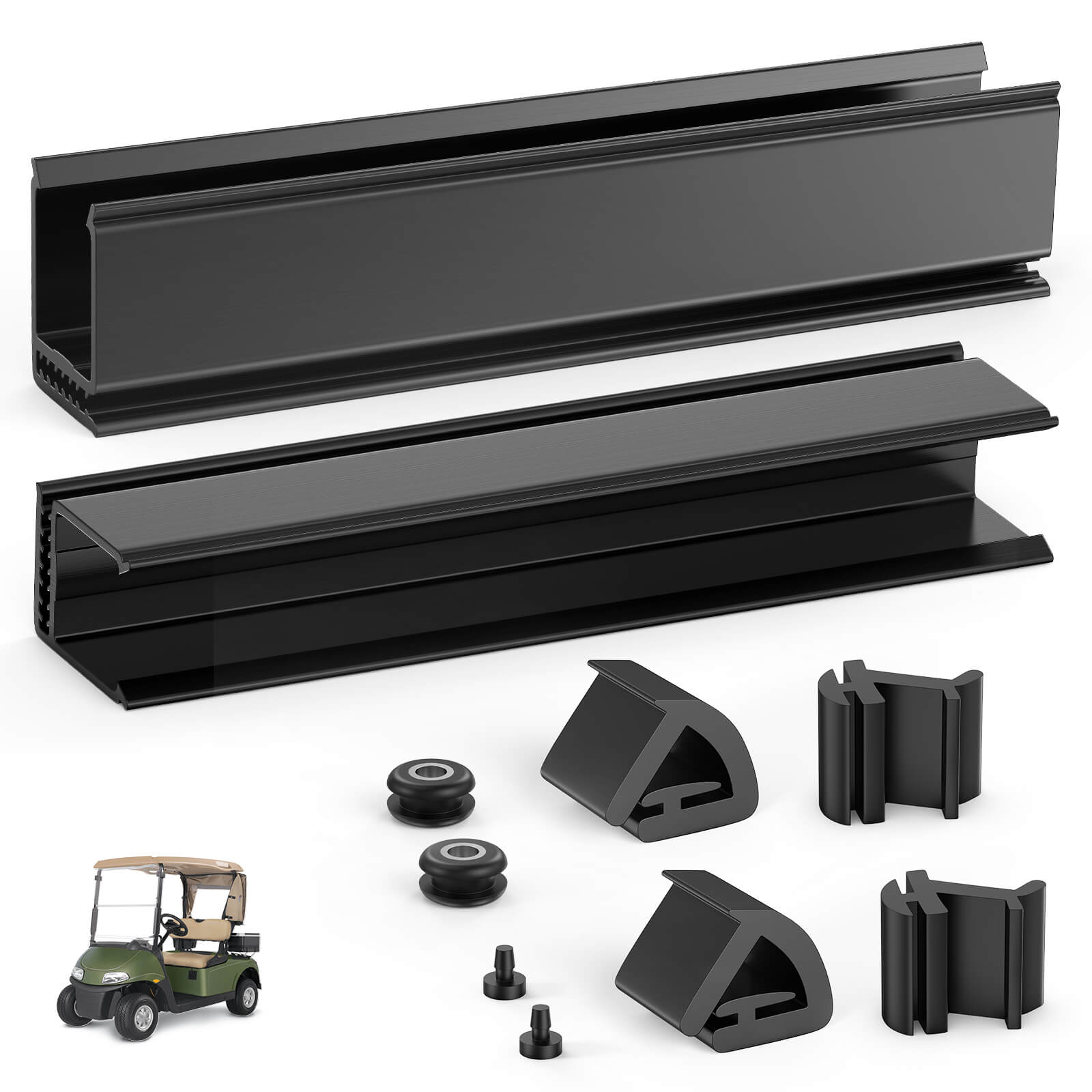 EZGO RXV Windshield Clip and Sash Kit