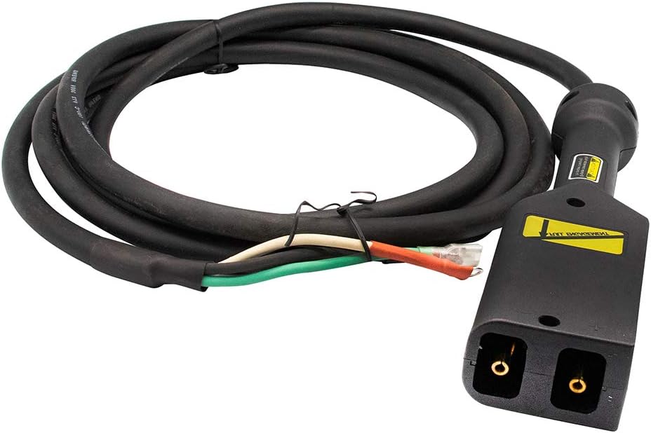 36V golf cart battery charger receptacle and plug kit for EZGO TXT Medalist