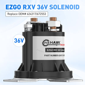 Drive-up EZGO RXV Solenoid 36V Golf Cart Solenoid for 2012-2019 Models