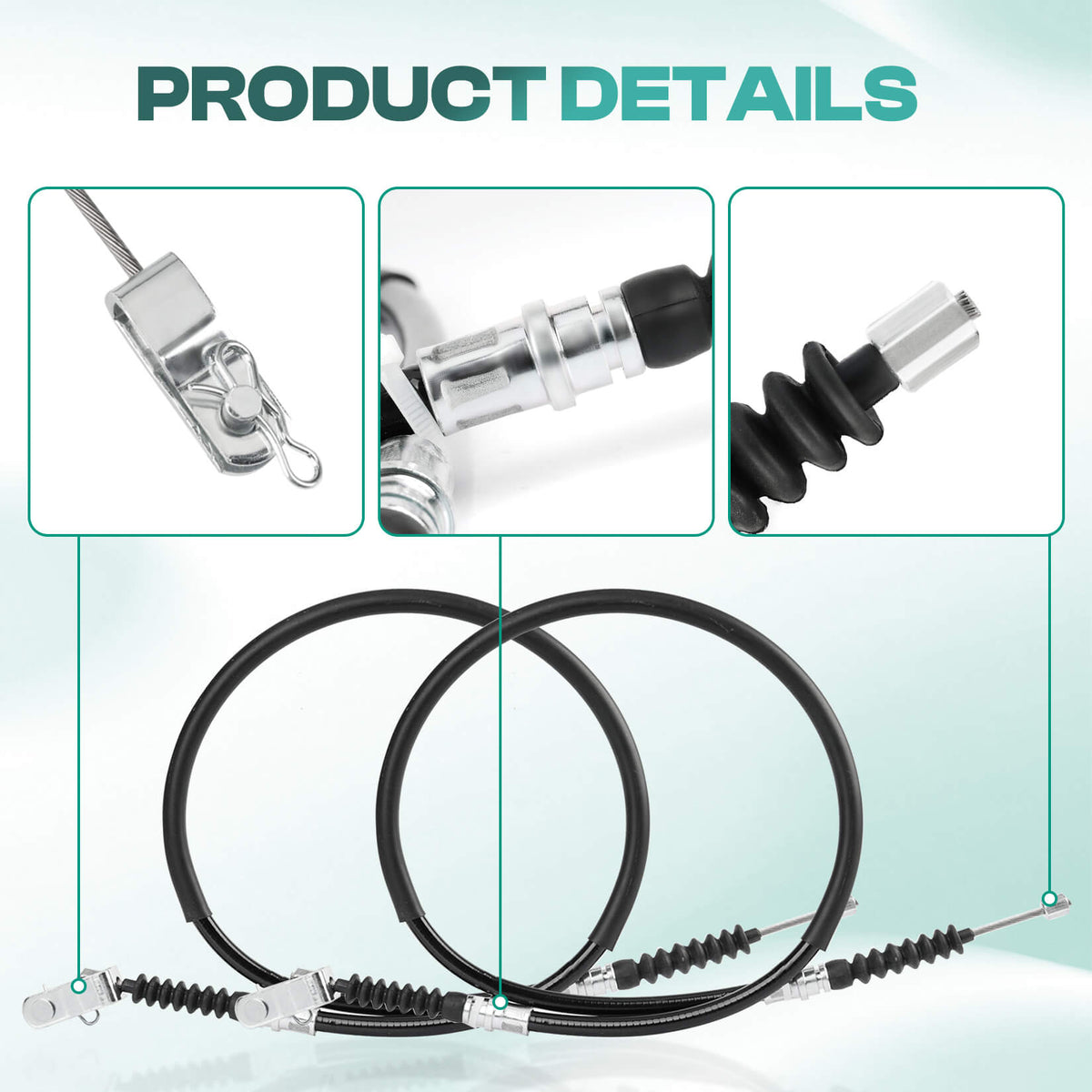 Club Car DS brake cable set