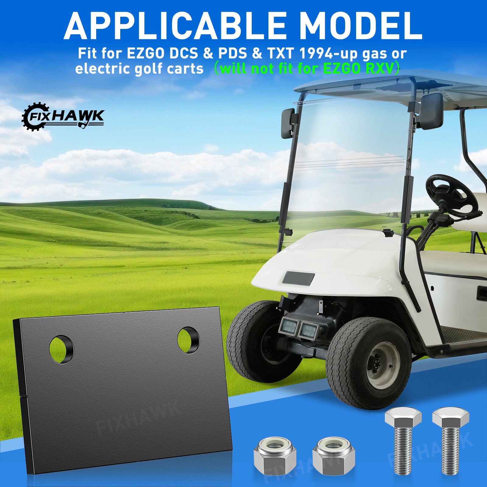 ezgo hill brake catch bracket