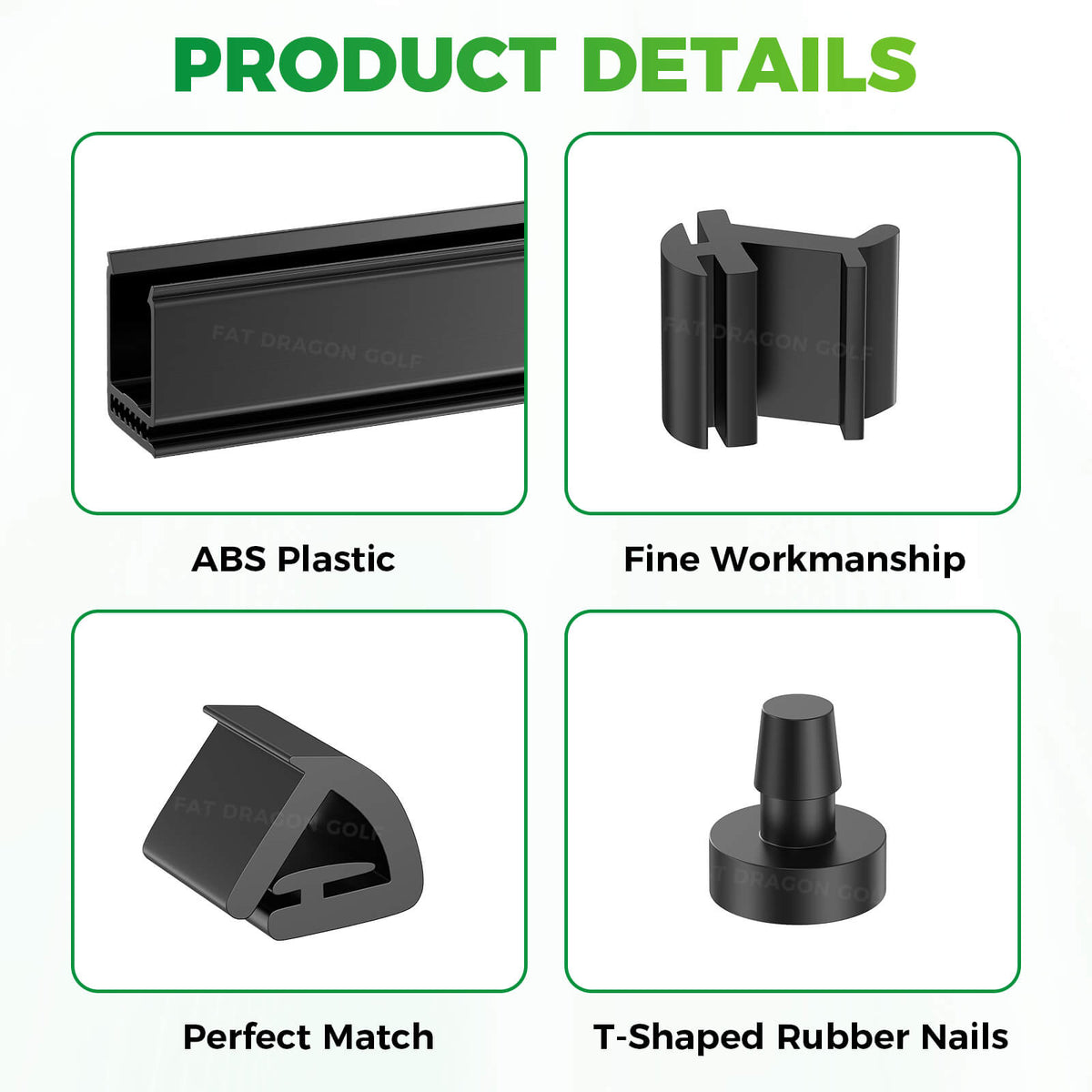 EZGO RXV Windshield Clip and Sash Kit