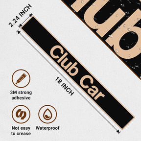 Upgrade your Club Car logo