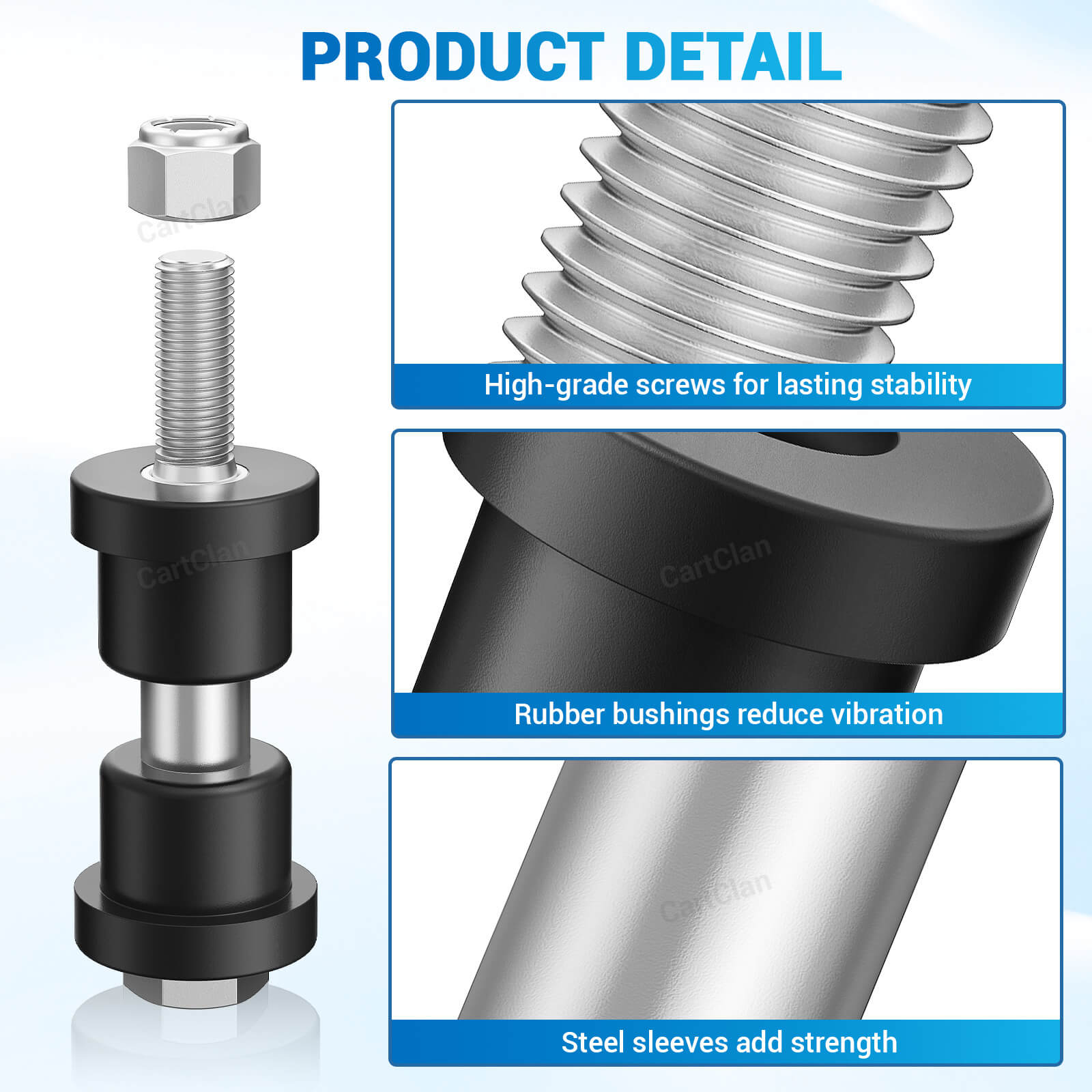 EZGO Leaf Spring Bushing & Bolt Kit