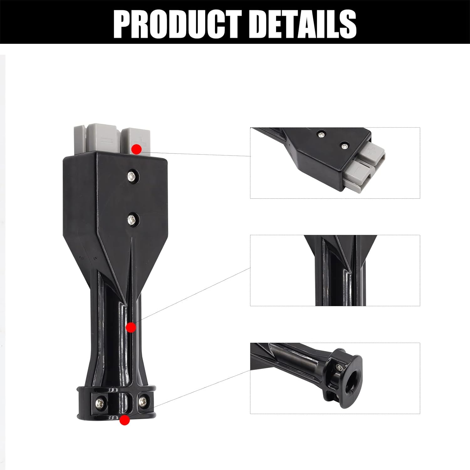 36V EZGO Charger Connector and Strain Relief Kit