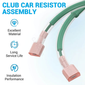 Club Car Resistor Assembly with Connectors