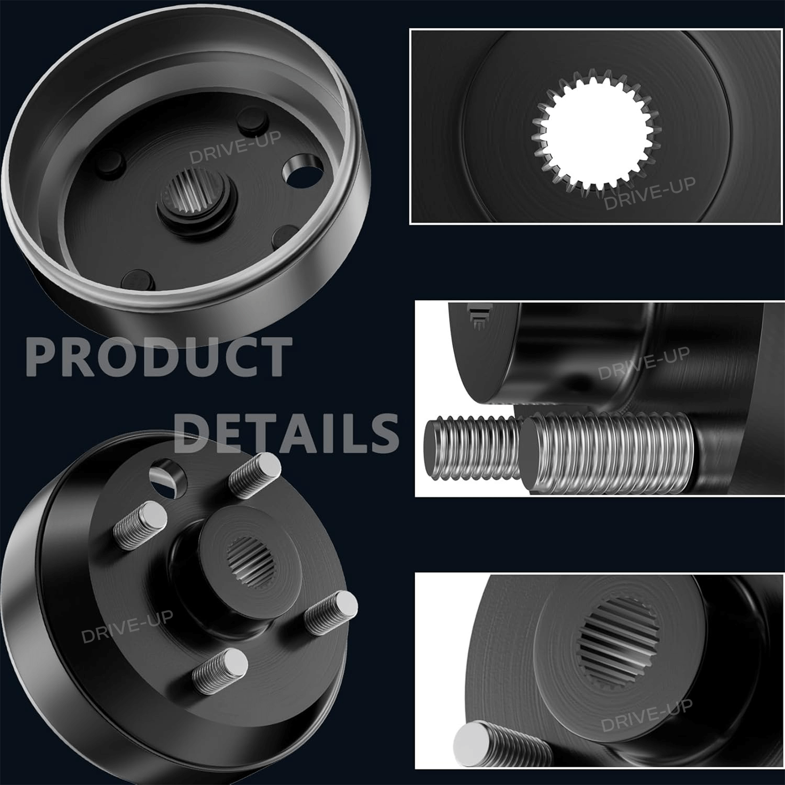 Golf Cart Brake Drum Hub Assembly for EZGO TXT