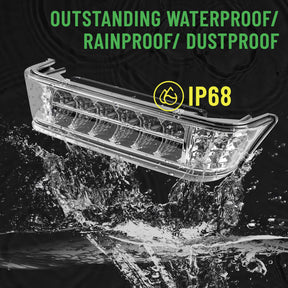 Golf Cart LED Headlight Bar for Club Car Precedent 2004-Up with Front Head Light 12V | Drive-up