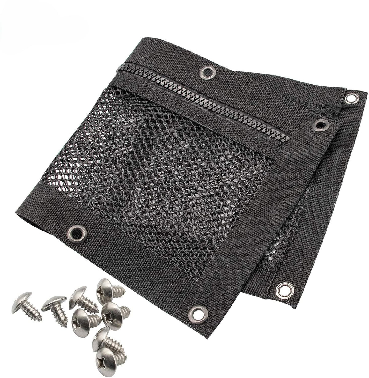 Black Golf Cart Canopy Storage Net for Club Car with Self-Tapping Screws | DRIVE UP