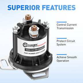 Drive-up EZGO RXV Solenoid 36V Golf Cart Solenoid for 2012-2019 Models