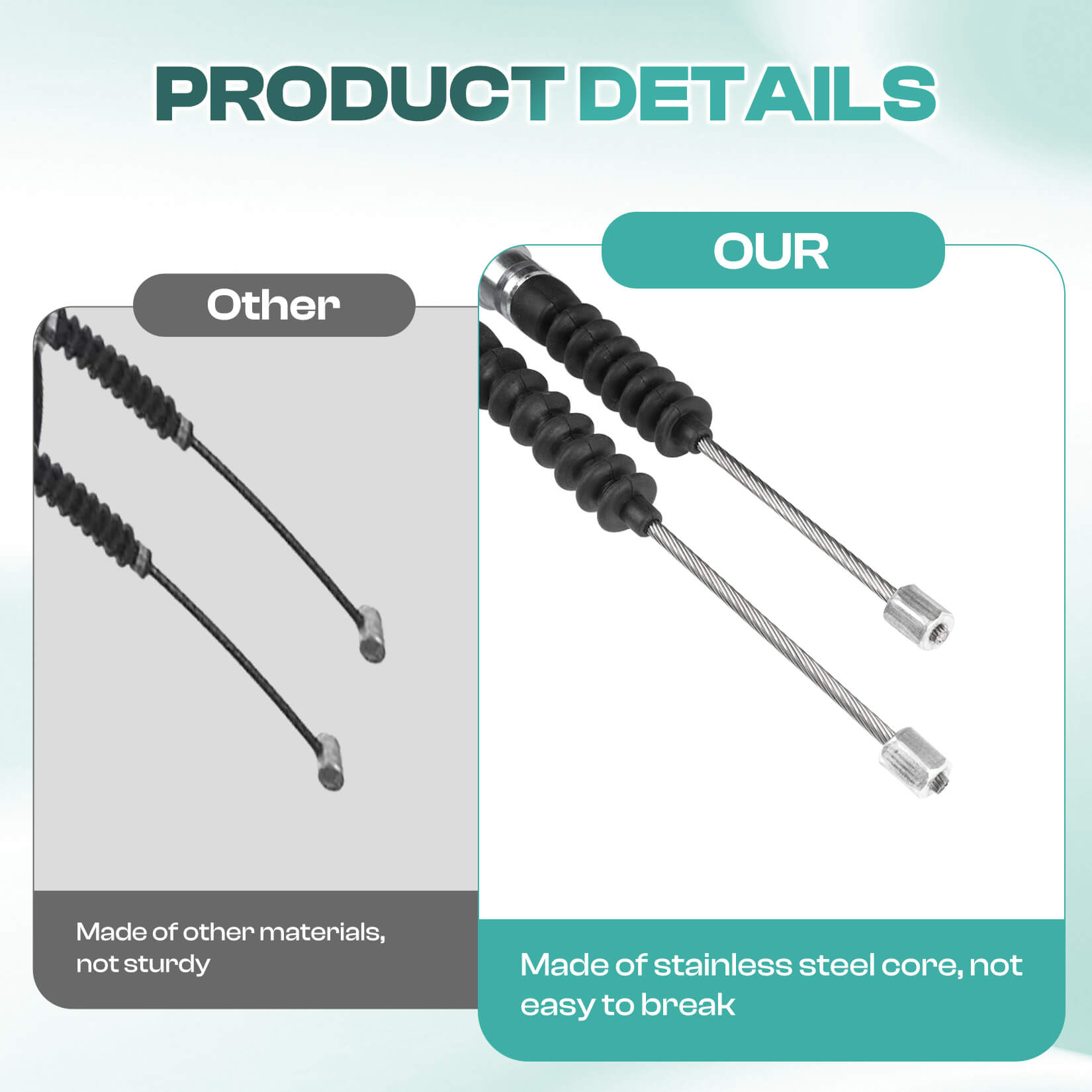 Club Car DS brake cable set