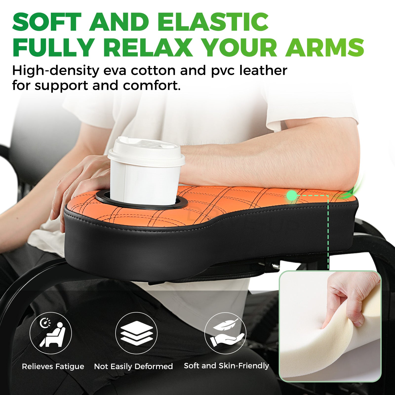 Golf Cart Armrests with Cup Holder