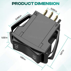 EZGO golf cart forward reverse switch - Fits TXT PDS 2003+ (OEM 74323-G01) | Drive-up