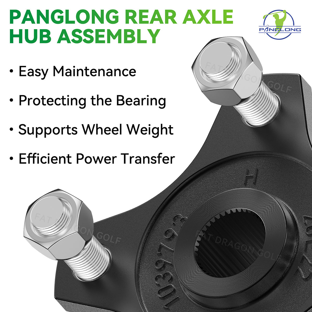 golf cart rear wheel hubs