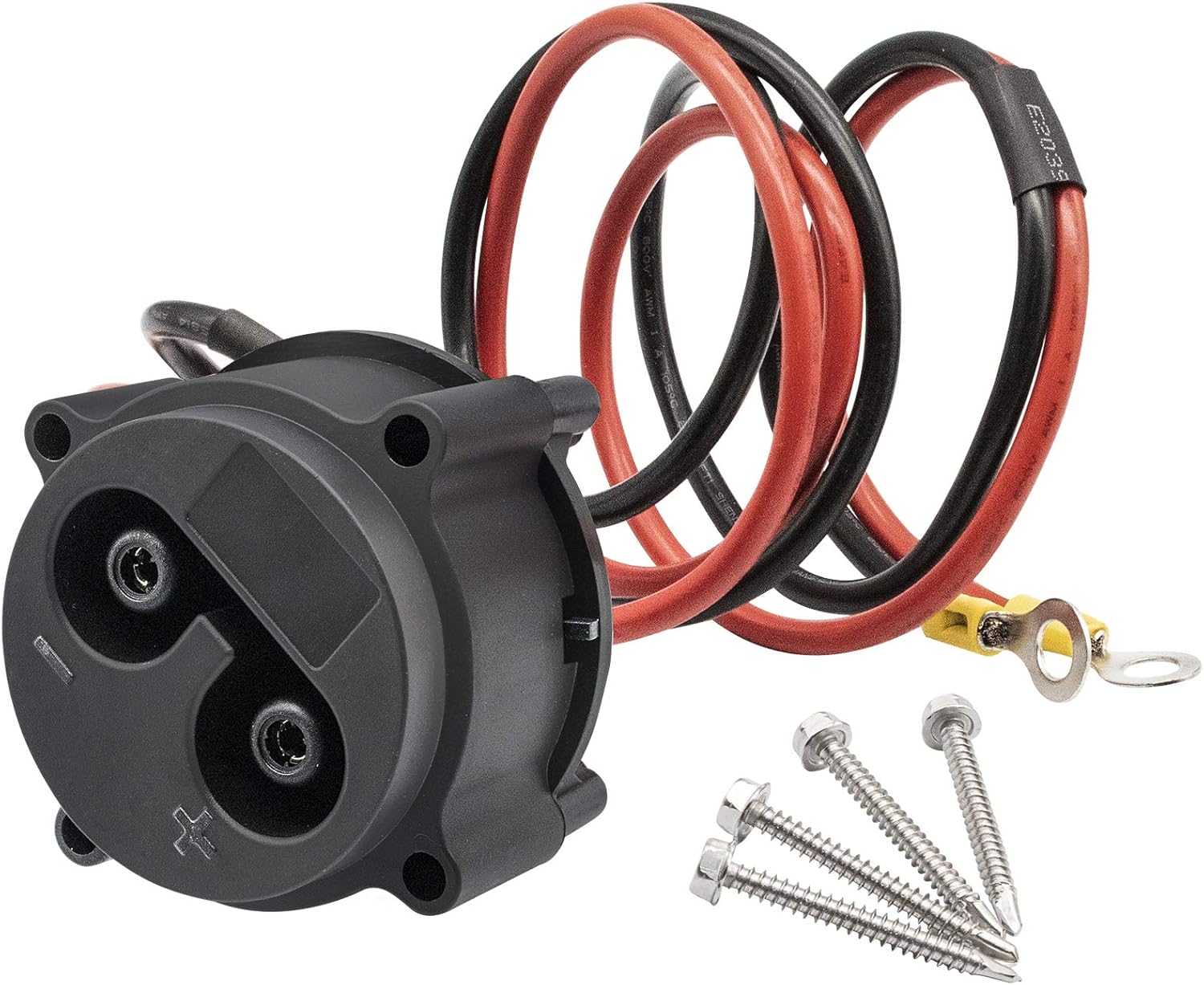 DC Golf Cart Charger Plug & Receptacle Kit for Yamaha G19 G22