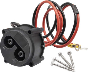 DC Golf Cart Charger Plug & Receptacle Kit for Yamaha G19 G22