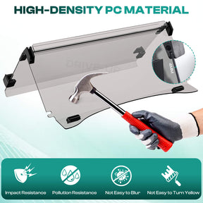 Golf Cart Windshield Foldable Tinted Club Car Precedent Tempo/ Onward |Drive-up