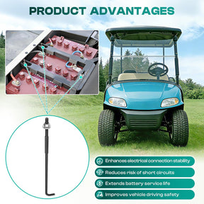 Golf Cart Battery Hold Down Rods for EZGO RXV
