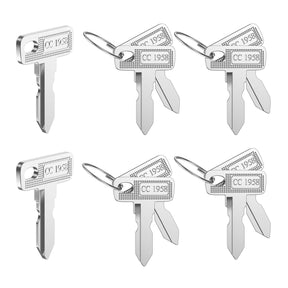 Golf Cart Ignition Keys Fits Club Car DS Precedent Tempo - 10 Packs