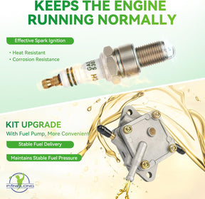 Golf Cart Tune Up Kit with Fuel Pump for EZGO Gas Models