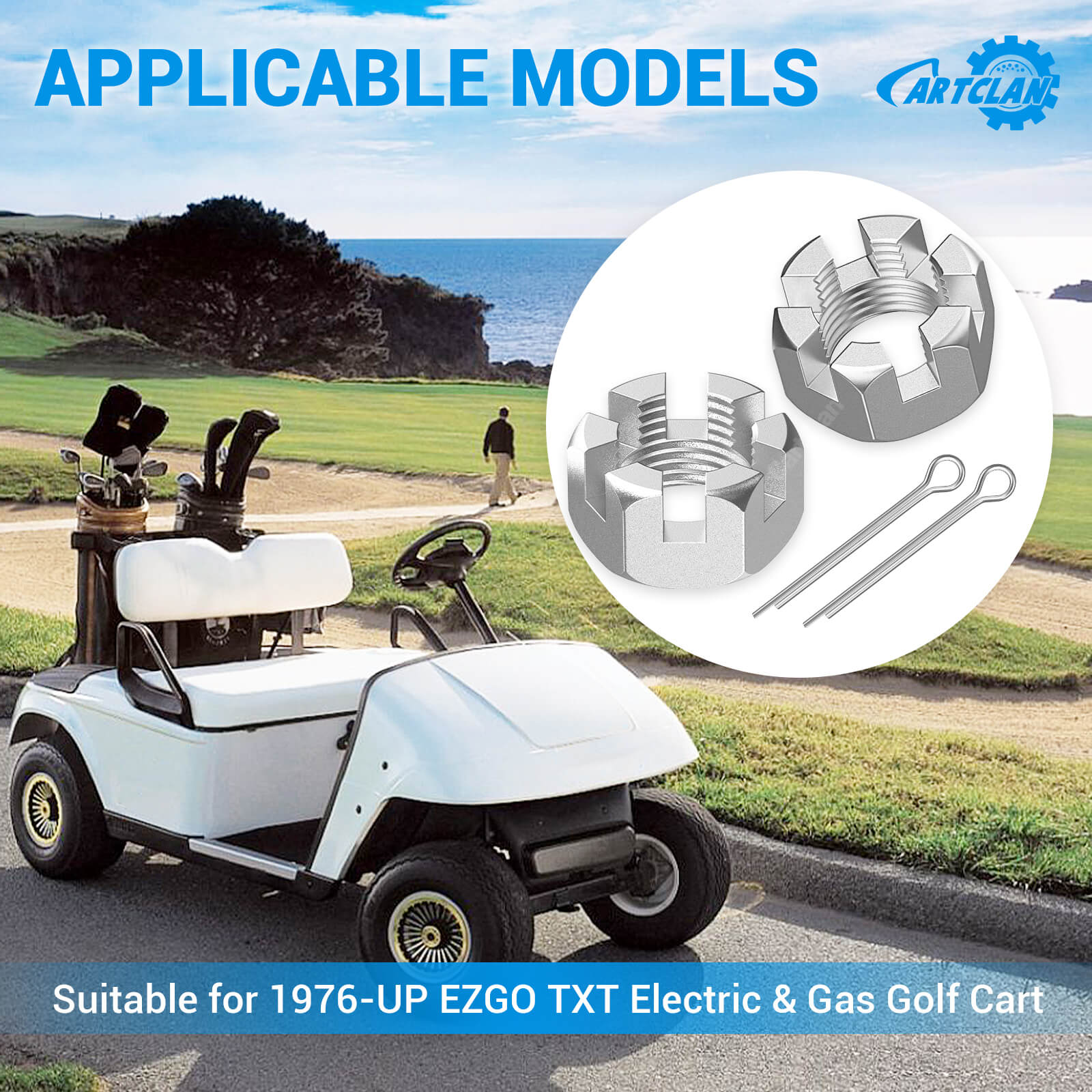 EZGO Axle Nut and Pinning Kit