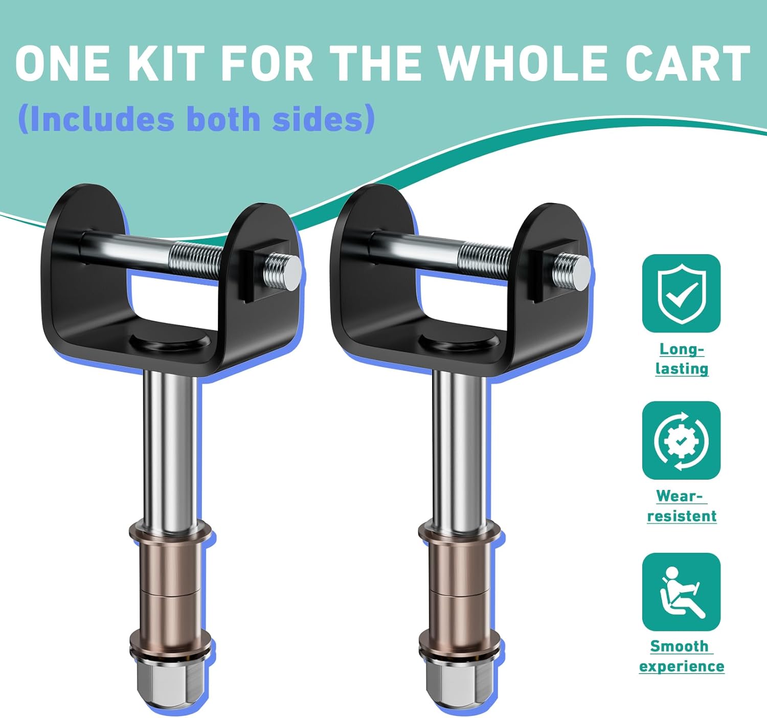 Club Car Precedent Front End King Pin Repair Kit