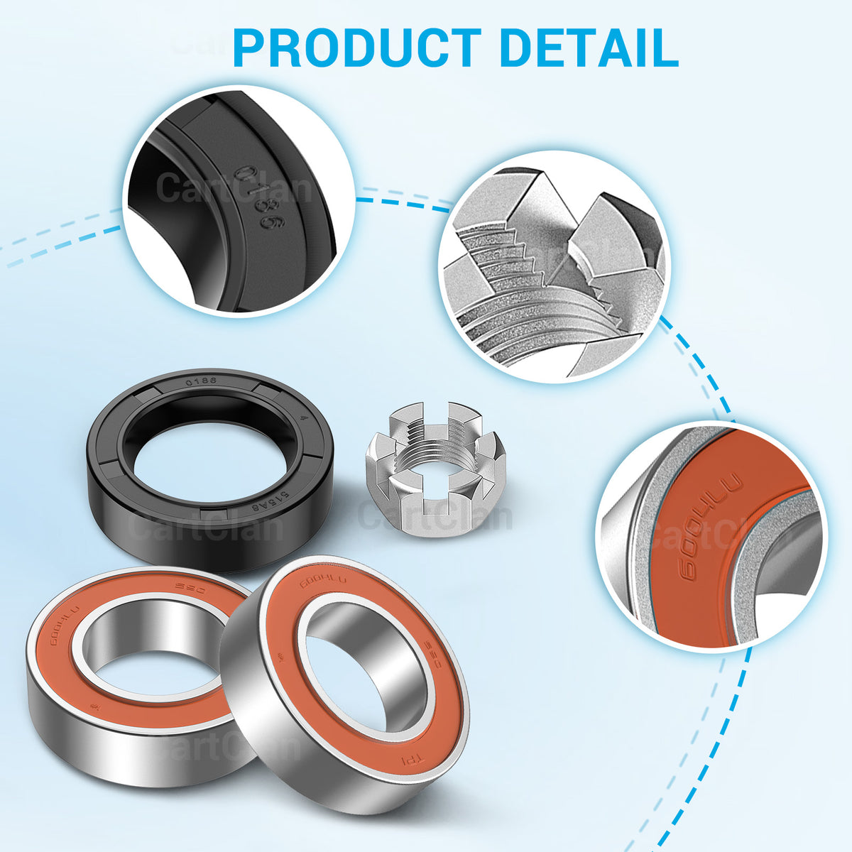 golf cart wheel bearings