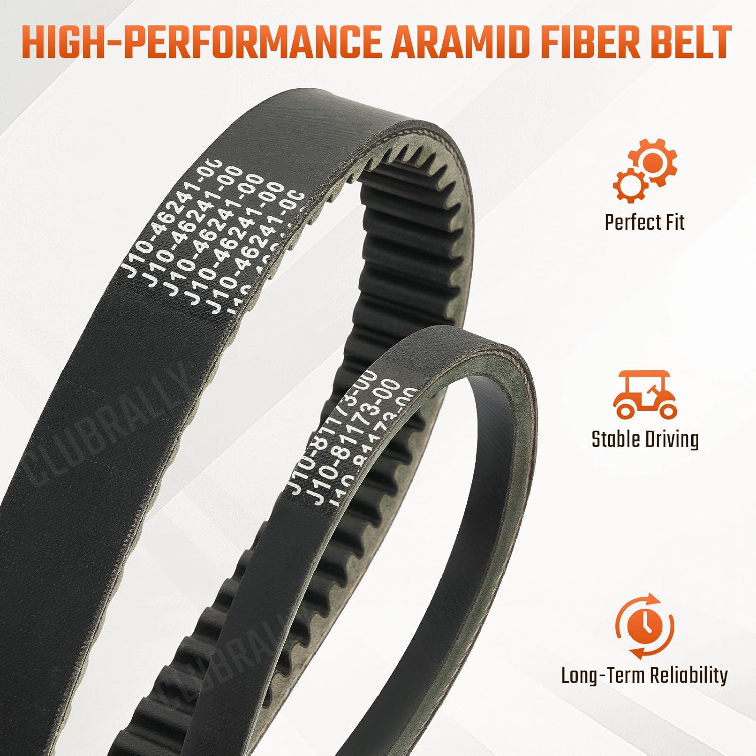 Yamaha golf cart drive belt and starter belt