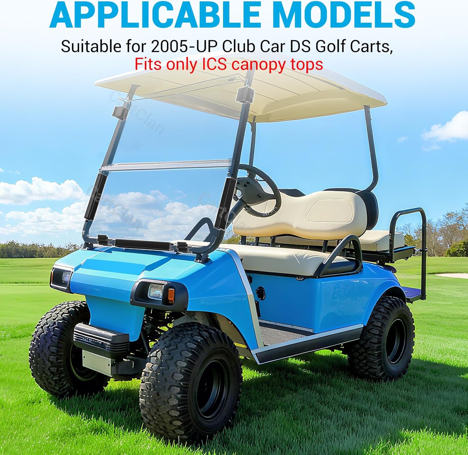 Golf Cart Windshield Retaining Clip Kits Fits Club Car DS