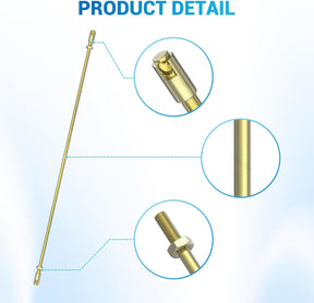 Golf Cart Accelerator Rod Assembly for 1998-Up Club Car DS Gas Models