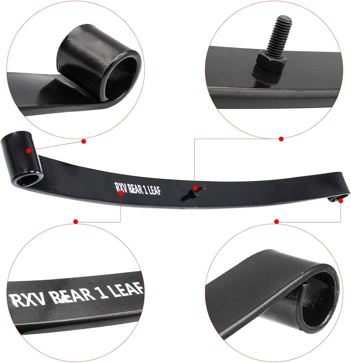 EZGO Rear Leaf Springs Standard Replacement Kit for RXV 2008-Up | Drive-up