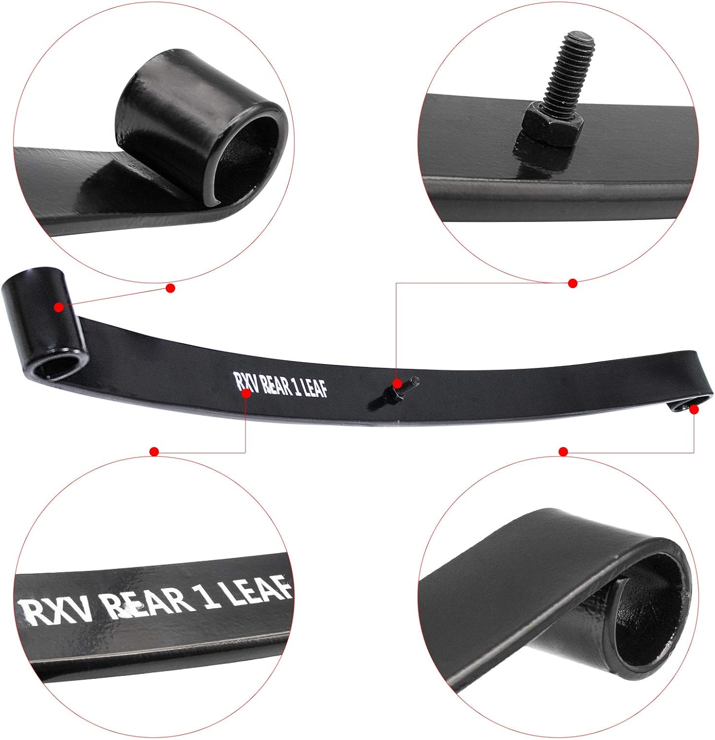 EZGO Rear Leaf Springs Standard Replacement Kit for RXV 2008-Up | Drive-up