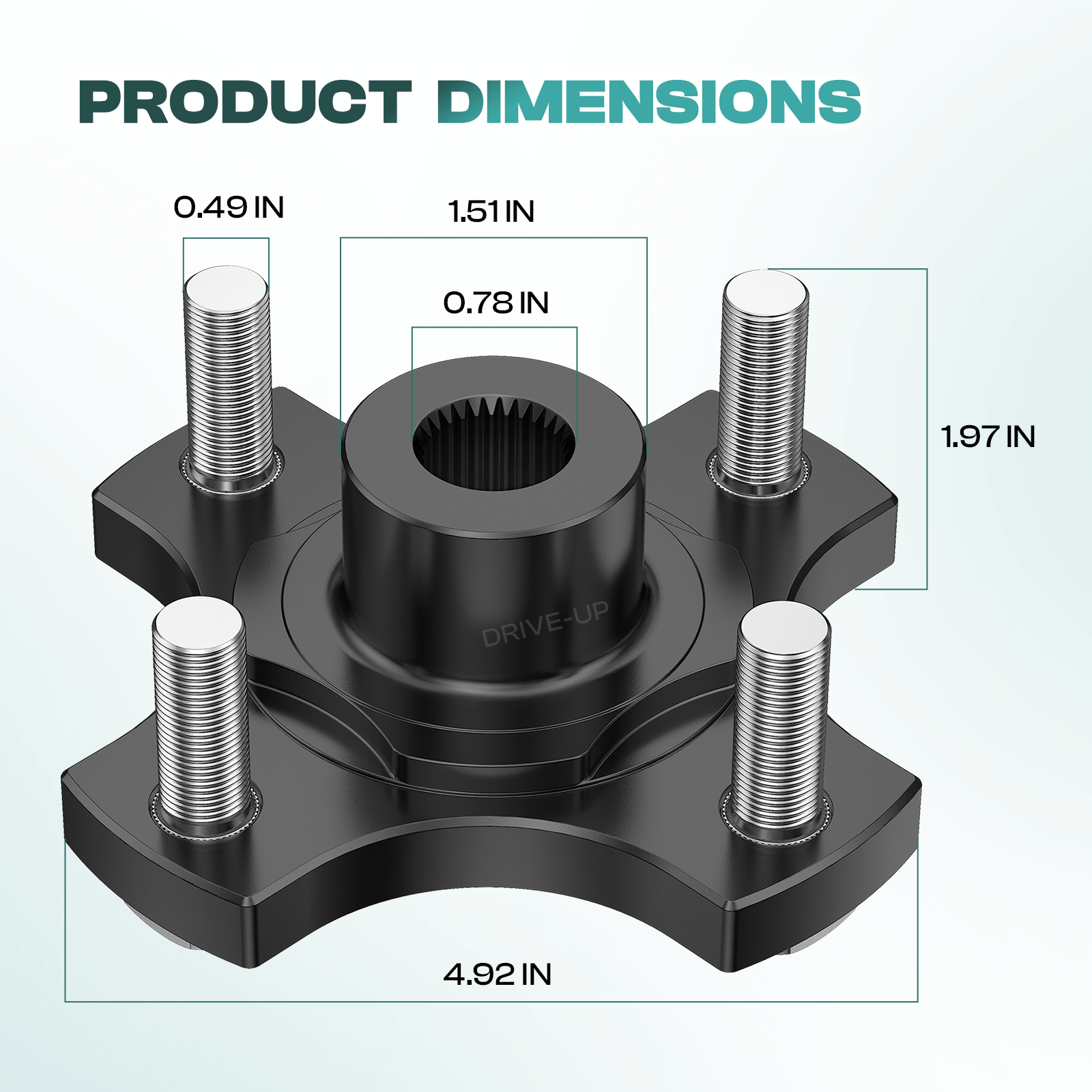 Golf Cart Rear Wheel Hub Flange Plate for EZGO RXV Electric Modles