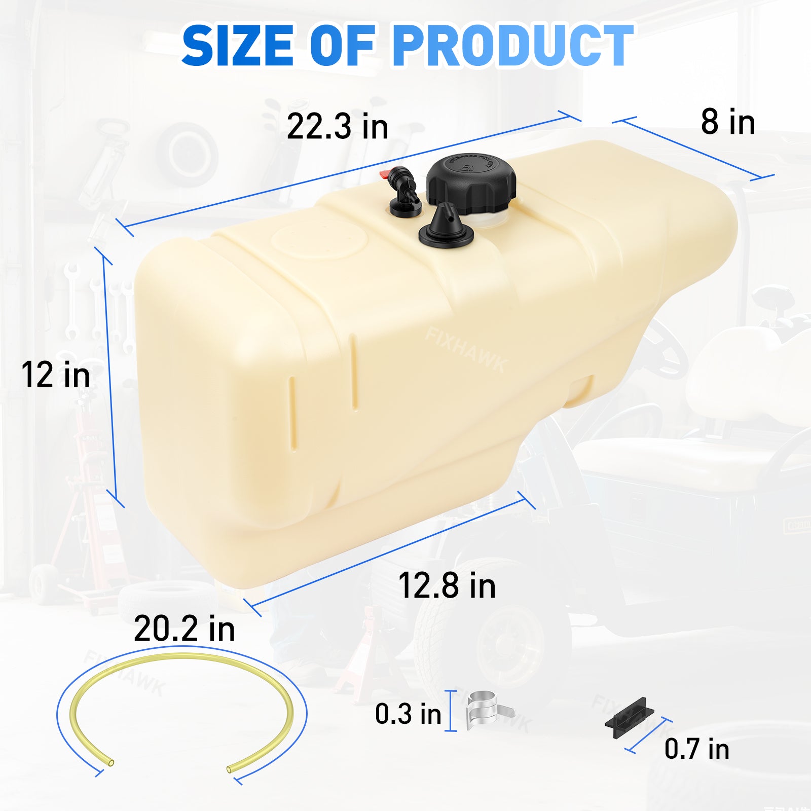 golf cart gas tank for club car