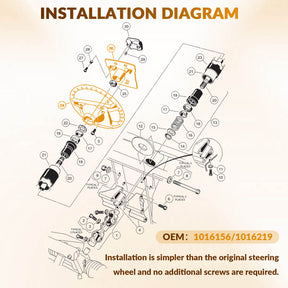 club car ds steering wheel​