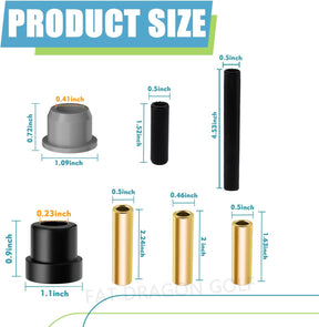 Club Car Precedent Bushing Kit - Front & Rear Suspension and A Arm Bushing
