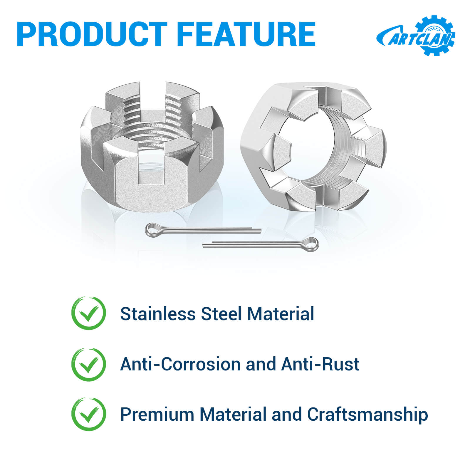 EZGO Axle Nut and Pinning Kit