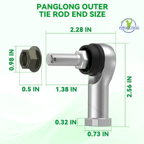 Golf Cart Tie Rod End for Yamaha