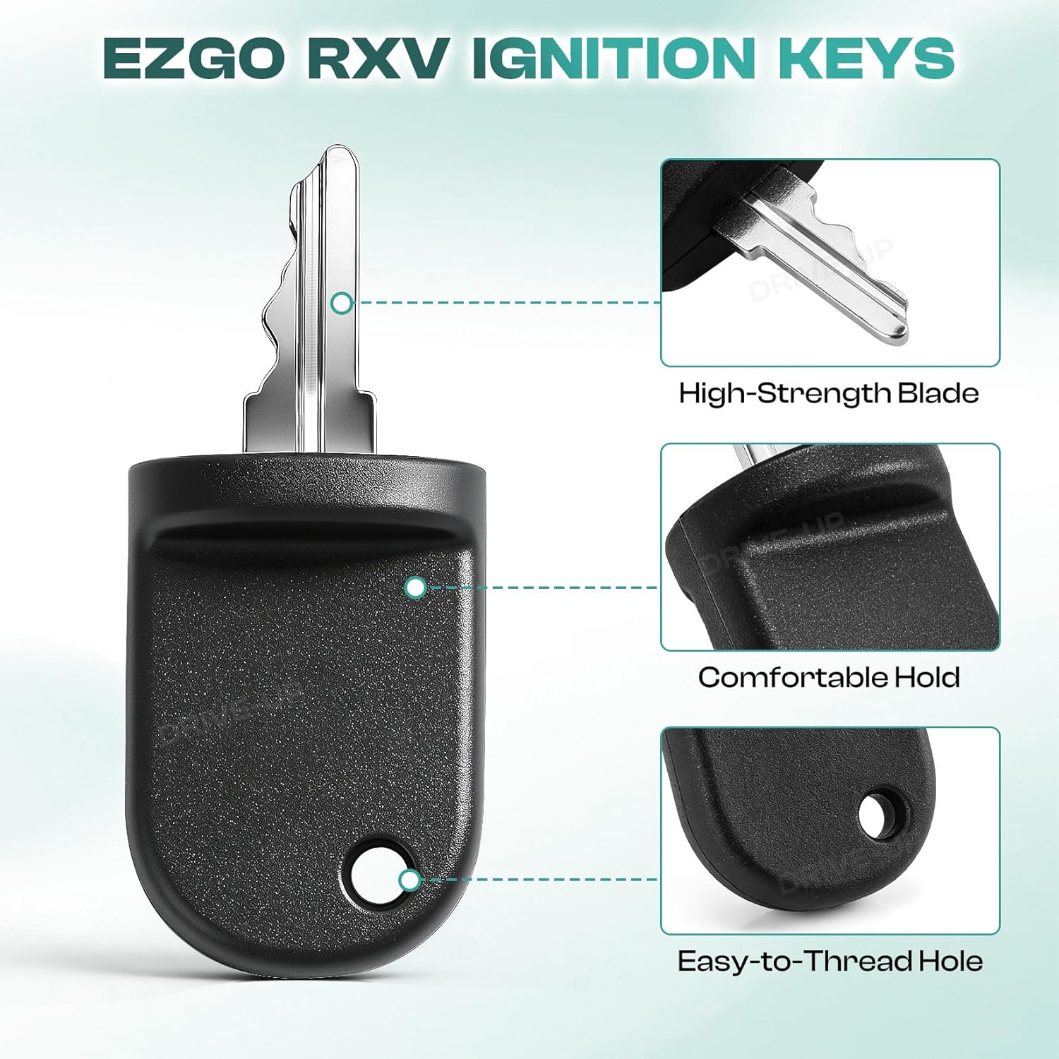 Golf Cart Ignition Switch Keys for EZGO RXV 2008-Up