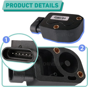 Golf Cart Throttle Position Sensor for Club Car Gas 2010-Up – 2nd Gen Pedal