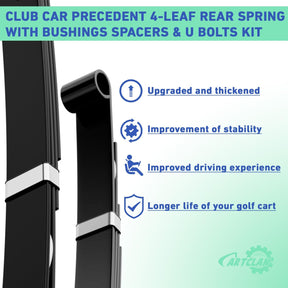 Heavy Duty Rear Leaf Spring Kit for Club Car Precedent